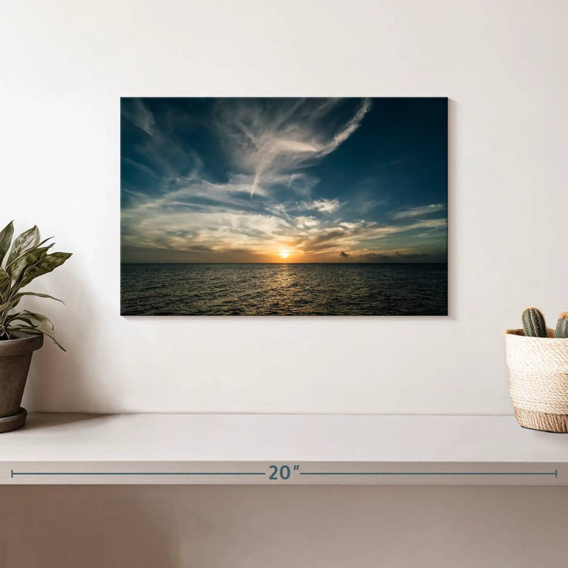 Gillard Curacao Beach, paysage, H 8 po x l 12 po