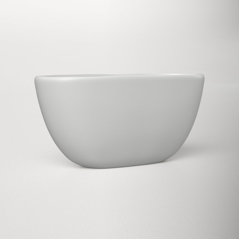 Handmade Ceramic Table Vase, White