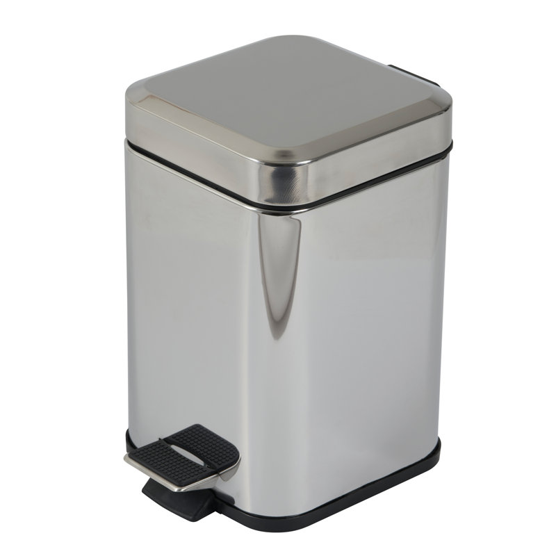 Rebrilliant Decorative Bin, Silver/Black