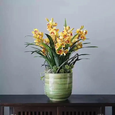 Fleurs simulées, fausses fleurs, décorations de table