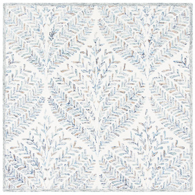 Floral Wool Hand Tufted Area Rug
