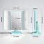 Miroir de maquillage lumineux avec grossissement 2X 3X 10X, contrôle tactile, conception à trois volets, double alimentation, 21 lumières DEL pour une application de maquillage précise-268408670