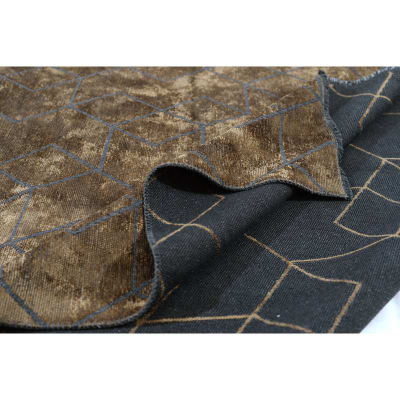 Tapis brun Rapture, Rectangle 7 pi 10 po x 9 pi 10 po