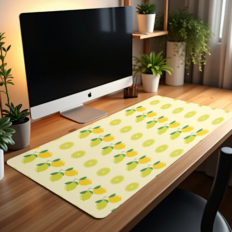 Polyester Desk Pad, 14.4x12.1