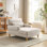Jazier Upholstered Chaise Lounge with Adjustable Backrest