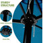 Parasol de marché rectangulaire 178 po x 105 po-890315925