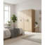 Armoire de rangement polyvalente en chêne Modex (ensemble de 2 pièces)-130480512-130480515
