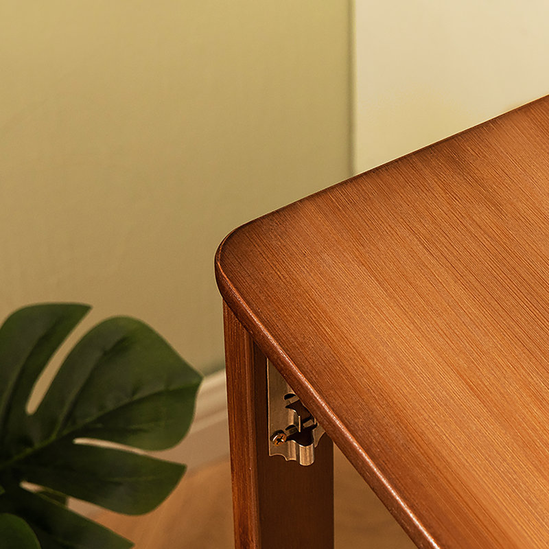 Bureau pliant en bambou, bureau d'ordinateur compact et durable pour les petits espaces, table d'étude pliable pour le bureau à domicile