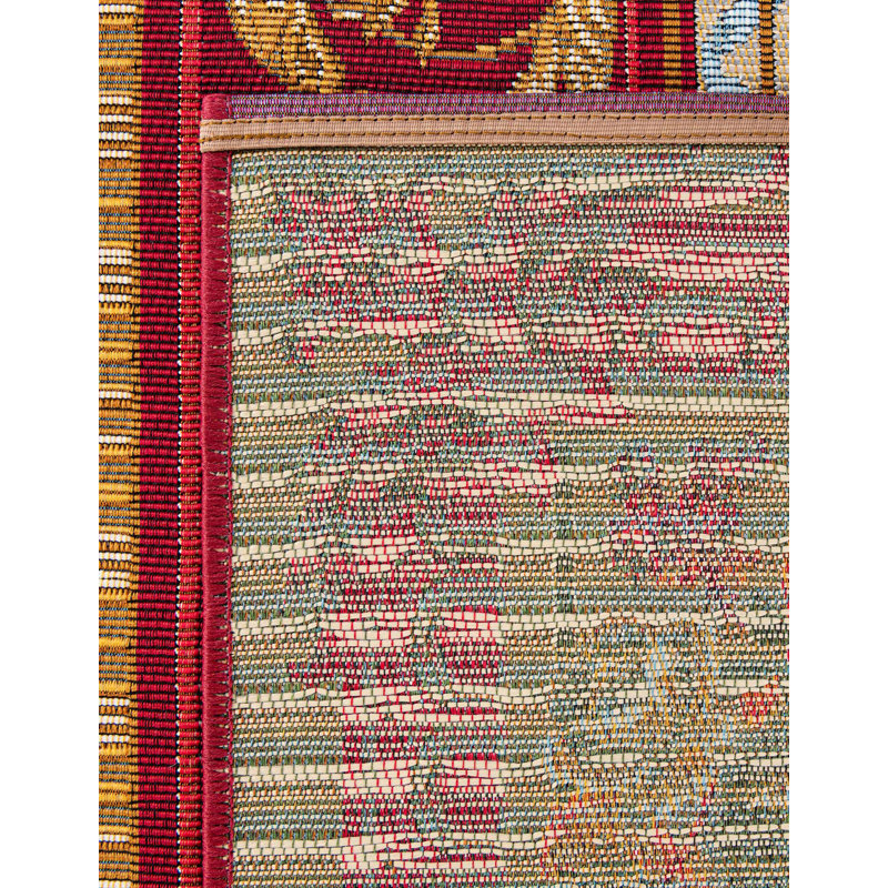 Indoor/Outdoor Traditional Area Rug, Runner 2' x 8'