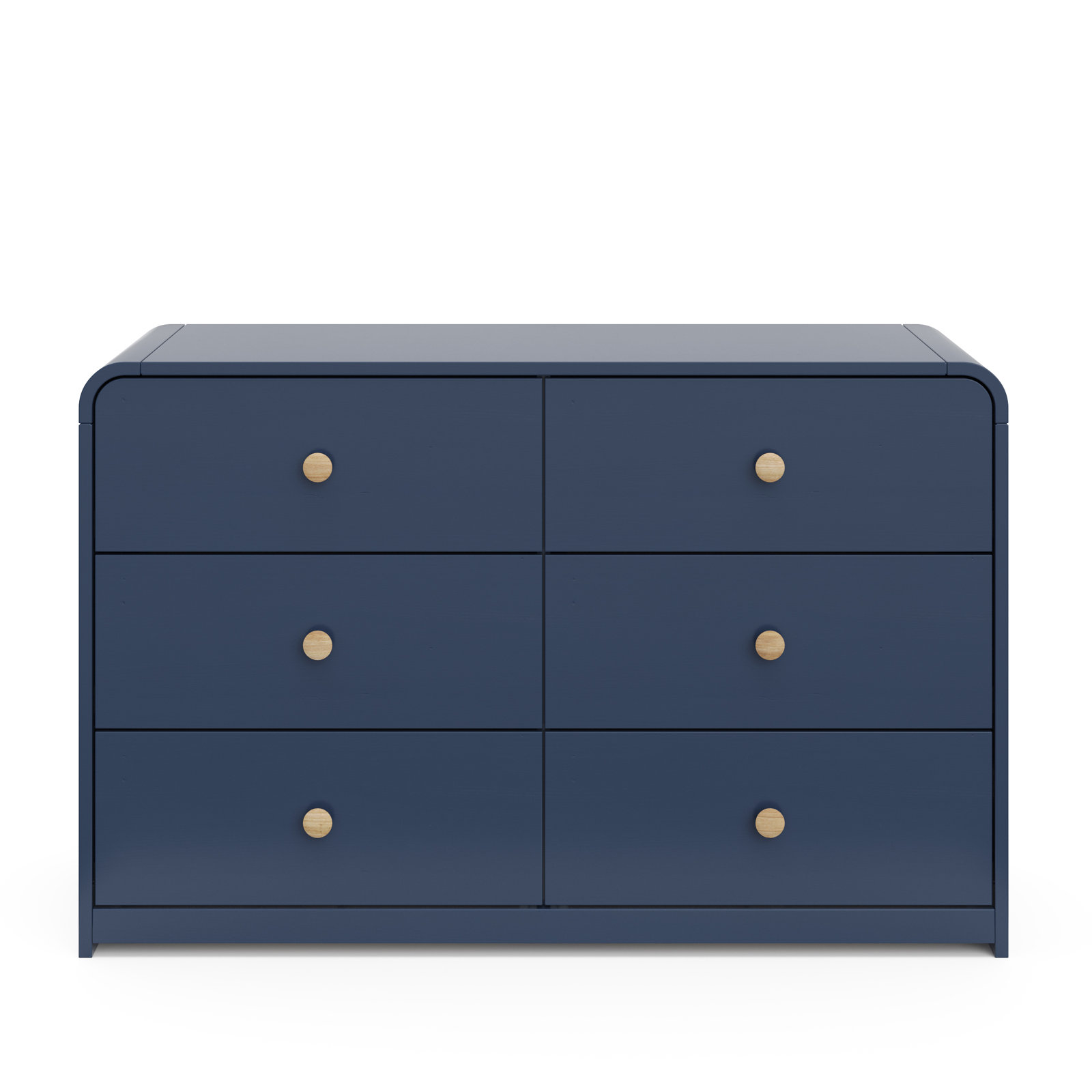 Storkcraft Santos 6 Drawer Dresser, Midnight Blue