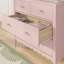 Commode Dolly à 4 tiroirs, rose fleuri-388785932