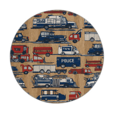 Tapis intérieur et extérieur brun Transport