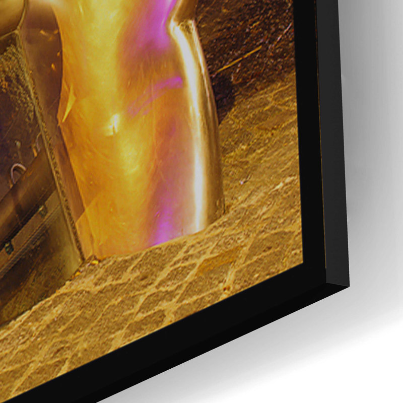 «Nuit blanche» par Sebastien Lory, art en verre acrylique, H 12 po x l 16 po x P 0,13 po