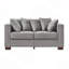 Causeuse rembourrée en velours Living-903102340