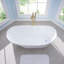 Baignoire autoportante en acrylique 67 po. X 31,5 po.