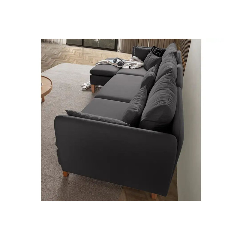 Canapé d'angle, Anthracite