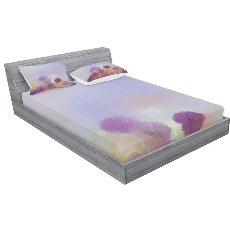 Microfiber Sheet Set, Full Sheet Set with Fitted Sheet