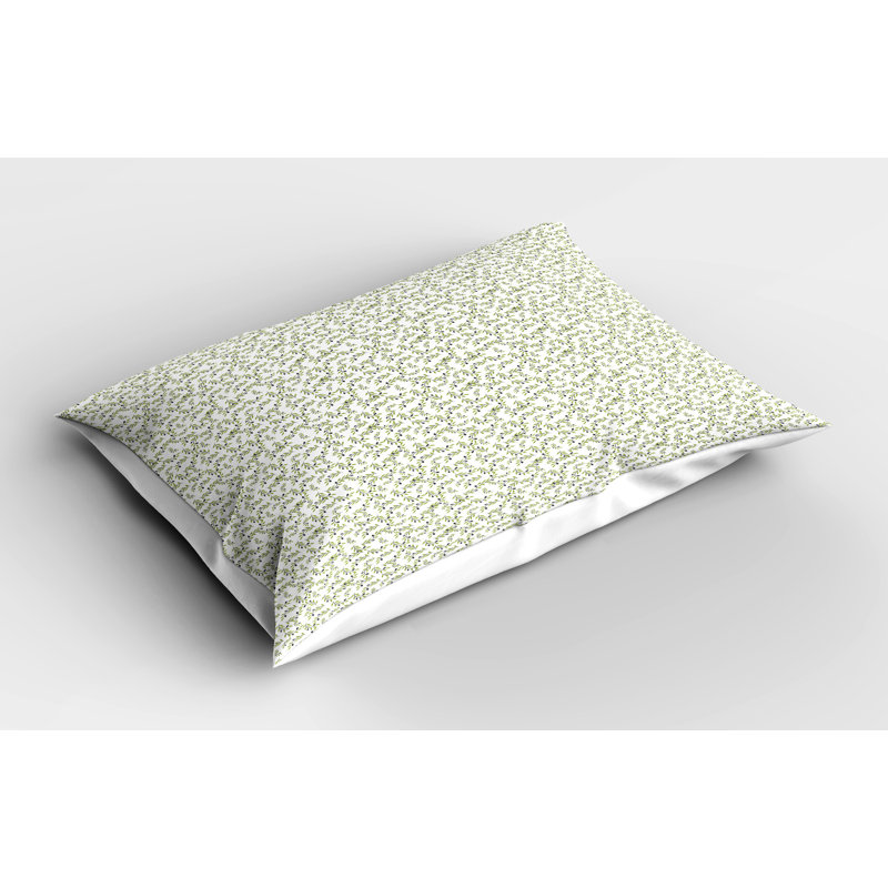 Ensemble de 2 taies décoratives vert olive Ambesonne