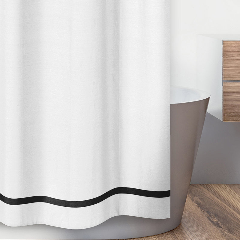 Sweet Jojo Designs Hotel Cotton Shower Curtain - Thumbnail 3