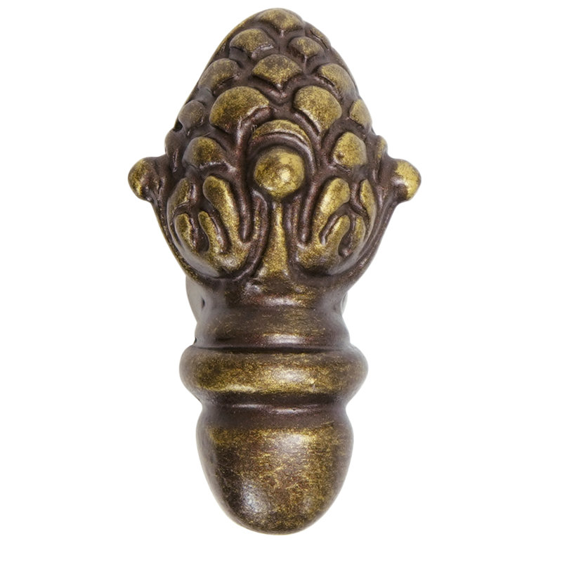 Bienvenue large knob in Oil Rub Bronze, Antique Brass