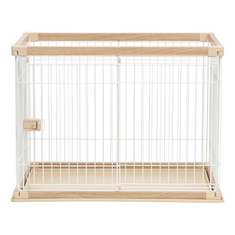 Enclos d'exercice en métal 4 panneaux avec porte IRIS, H 28 po x l 38,3 po x P 26,1 po