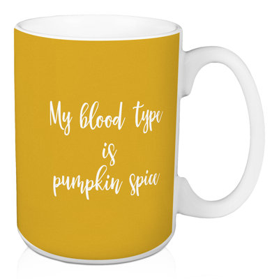 Grande tasse à café citrouille de type sanguin Olinda