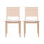 Chaise d'appoint en bois massif Arieli-1290061909