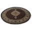 Kataleya Oriental Area Rug in Black