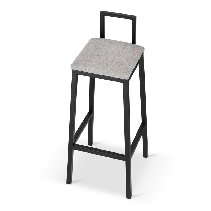 Kafton Upholstered Counter Stool with Metal Frame