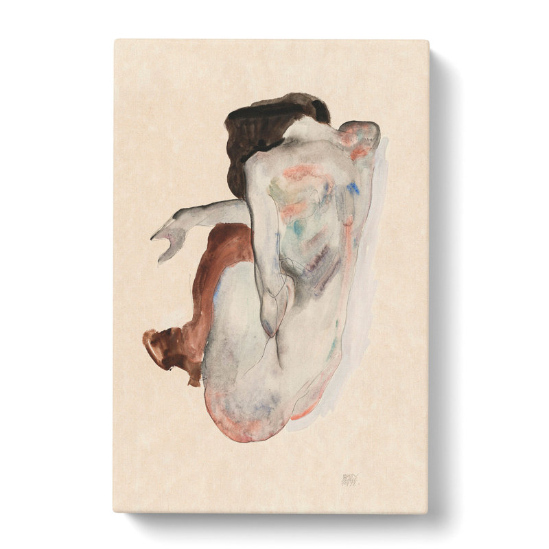 Portrait Of A Woman Vol.8 by Egon Schiele - Wrapped Canvas, 76cm H x 50cm W x 3cm D