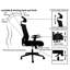 Fauteuil de direction avec repose-pieds et accoudoirs
