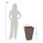 Vladamar ECOBO Eco-Friendly Rectangular Pot Planter Elemento Indoor/Outdoor use Versatile & Lightweight-680094232-680094237
