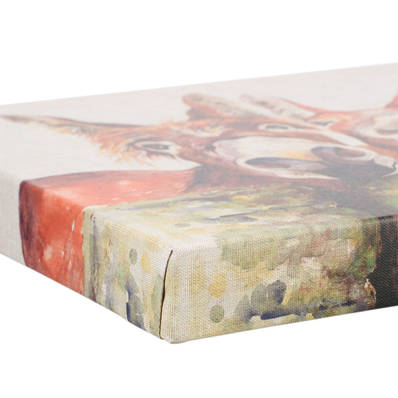 Johnny, Freckles And Halfpint by Jane Bannon - Wrapped Canvas Print, 40cm H x 50cm W