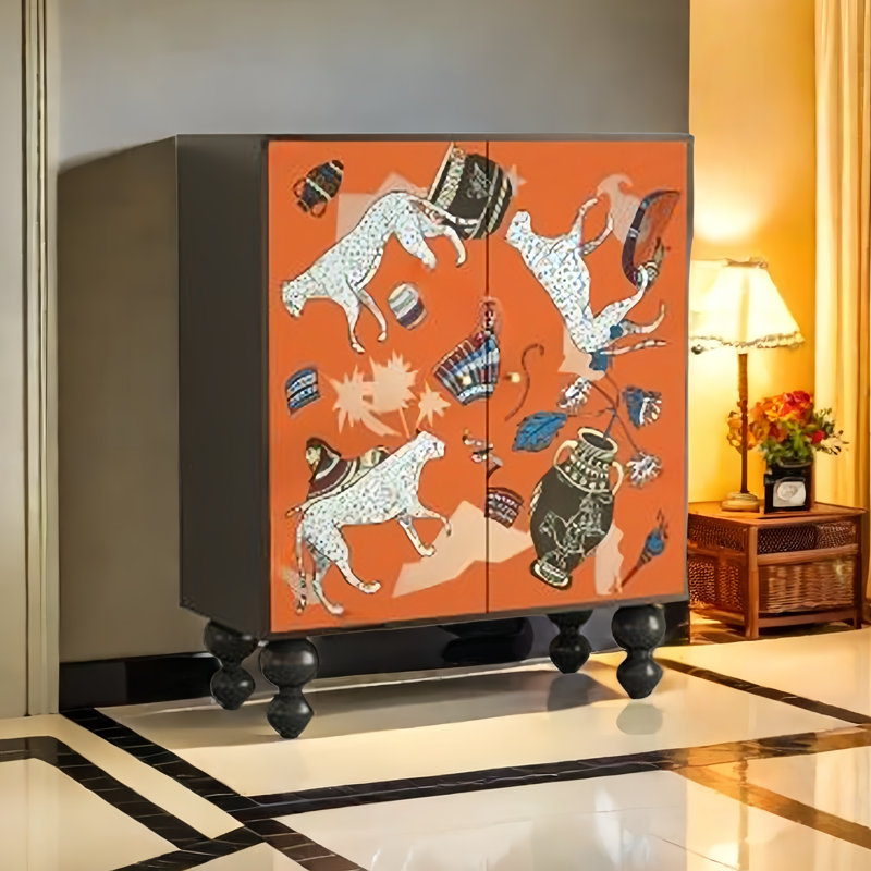 Solid Wood Cabinet Entry Door Shoe Cabinet 17 Pair Shoe Storage Cabinet