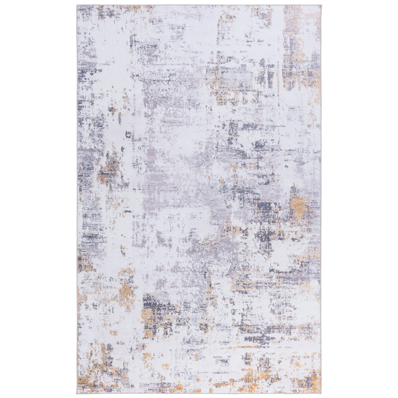 Auva Performance Machine Washable Abstract Rug, Rectangle 6' x 9'