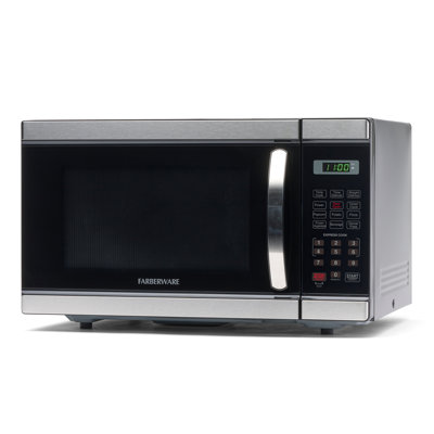 Farberware Professional 1.1 Cu. Ft. 1000-Watt Microwave Oven, Stainless Steel