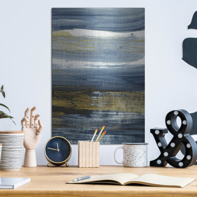 Art mural en métal 12 po x 16 po Wrought Studio ™ «Current Mood 2» par Ethan Harper