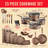 23 - Piece Aluminum Cookware Set