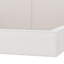Grand lit tapissier au sol en velours-550158351