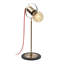 Lampe de table noire / dorée 19,29 po Aidon-304110885