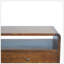 Console courbée courbée en bois massif-1035307548