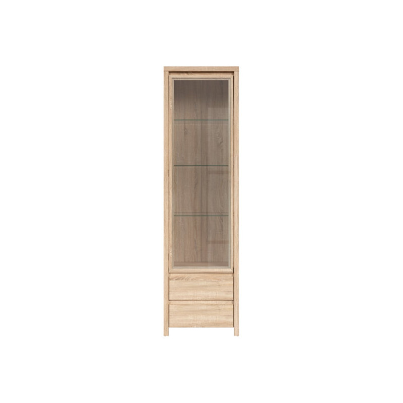 Display Cabinet, Oak Sonoma