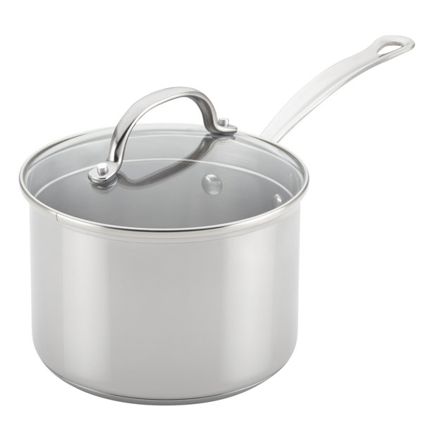 Induction Sauce Pan Nonstick Frying Pan Lid Hot Pot Stainless Steel Pan Lid  Stainless Steel Pot Milk Slow Cooker