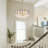 24" 8-Lights Round Chandelier with K9 Crystal Accents Dimmable