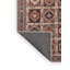 Tapis brun à motif géométrique-1324282270
