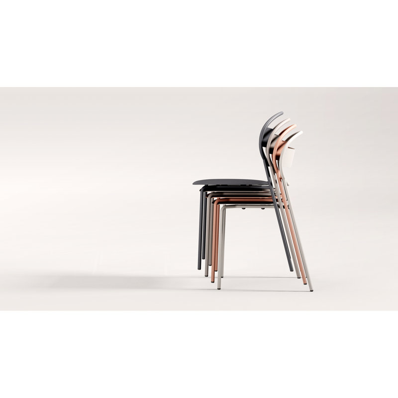 Chaise unique intérieur / extérieur, Blanc