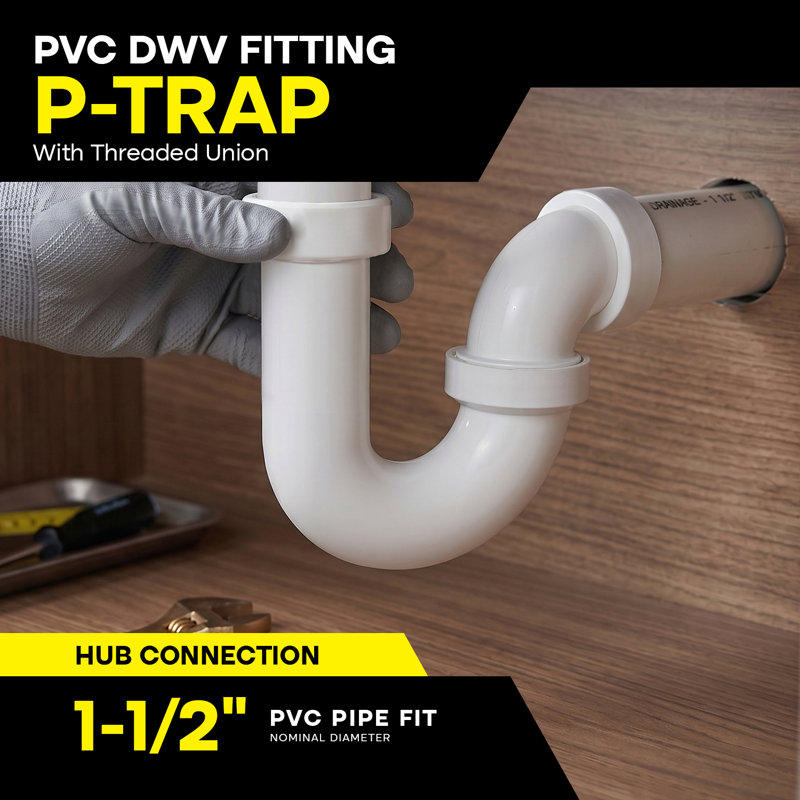 Couvercle en PVC 1-1 / 2 po.
