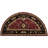 Graziani Oriental Hand-Tufted Wool Burgundy/Black Area Rug-2017098733