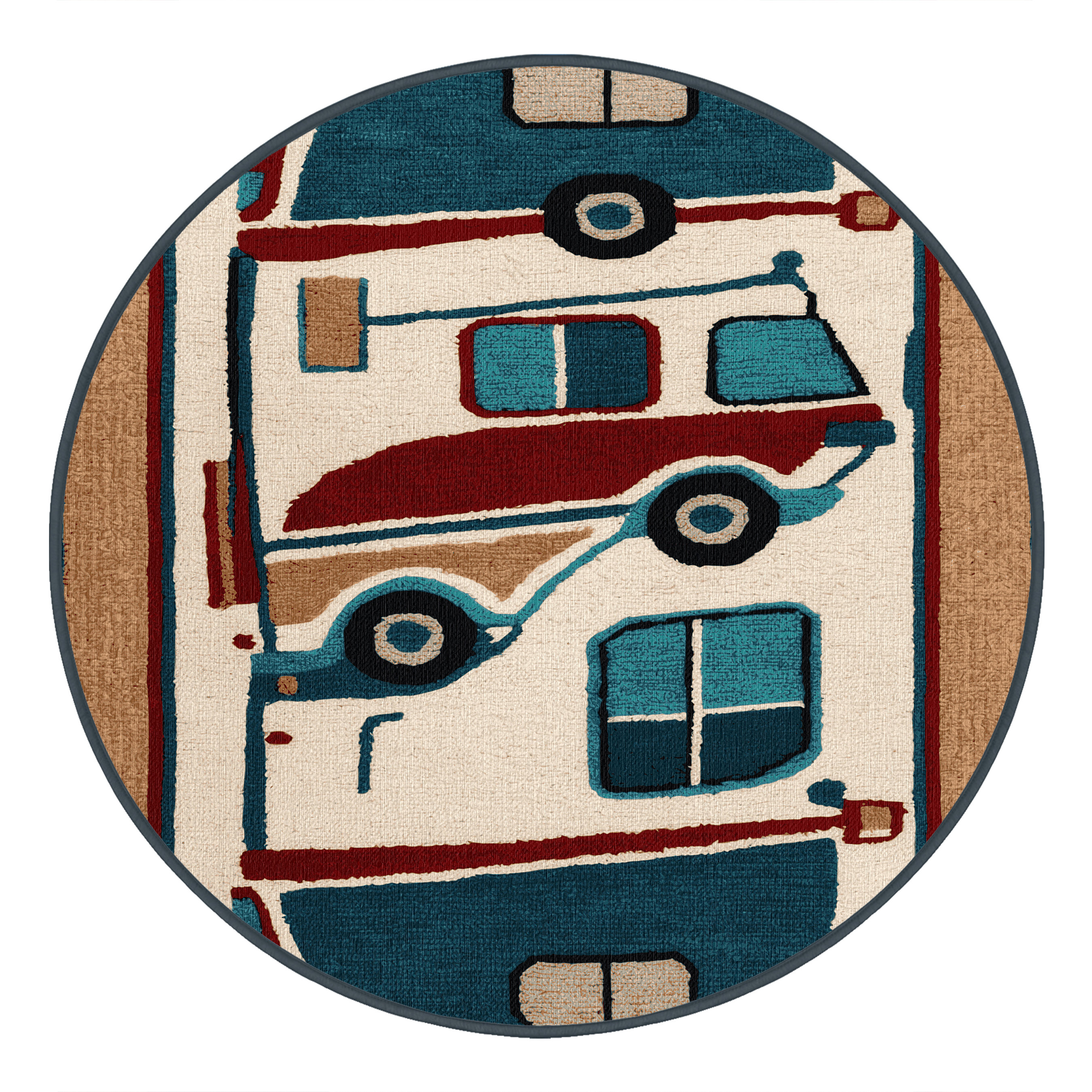 Transportation Rug Orren Ellis Machine Washable Transportation Black Area Rug - Wayfair Canada
