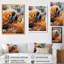 Art de mur de corail orange blanc et corail - merveille de corail-718927544-718927542